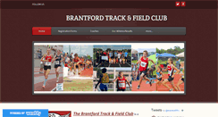 Desktop Screenshot of brantfordtrackandfieldclub.com